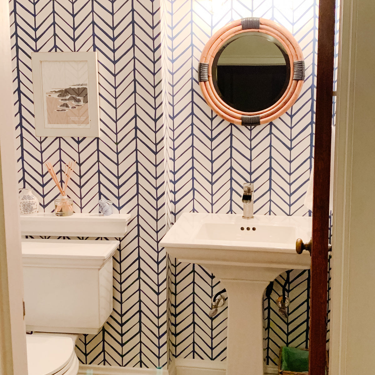 Updated Powder Room – Addison West