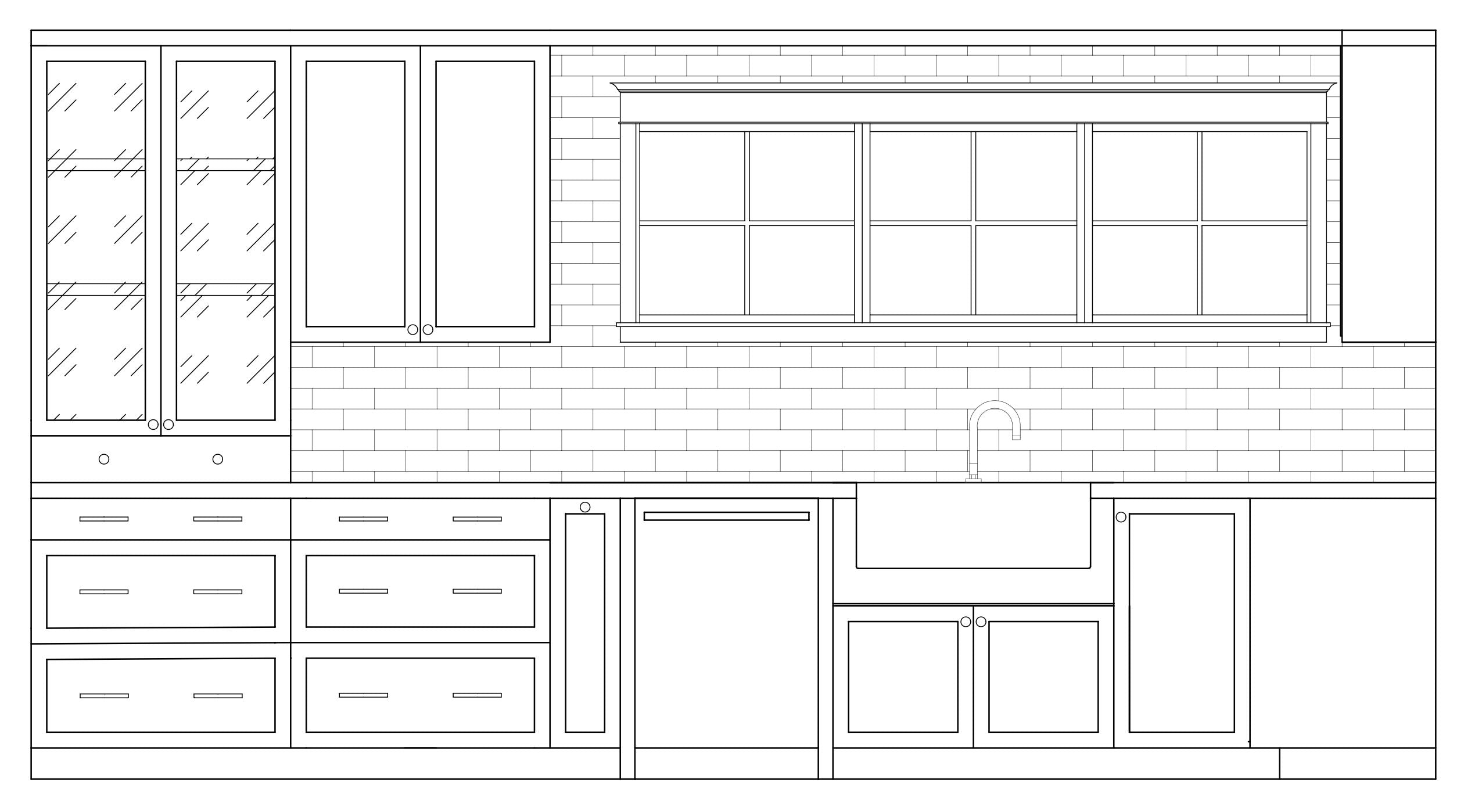 elevation drawing by vermont interior designers Addison West