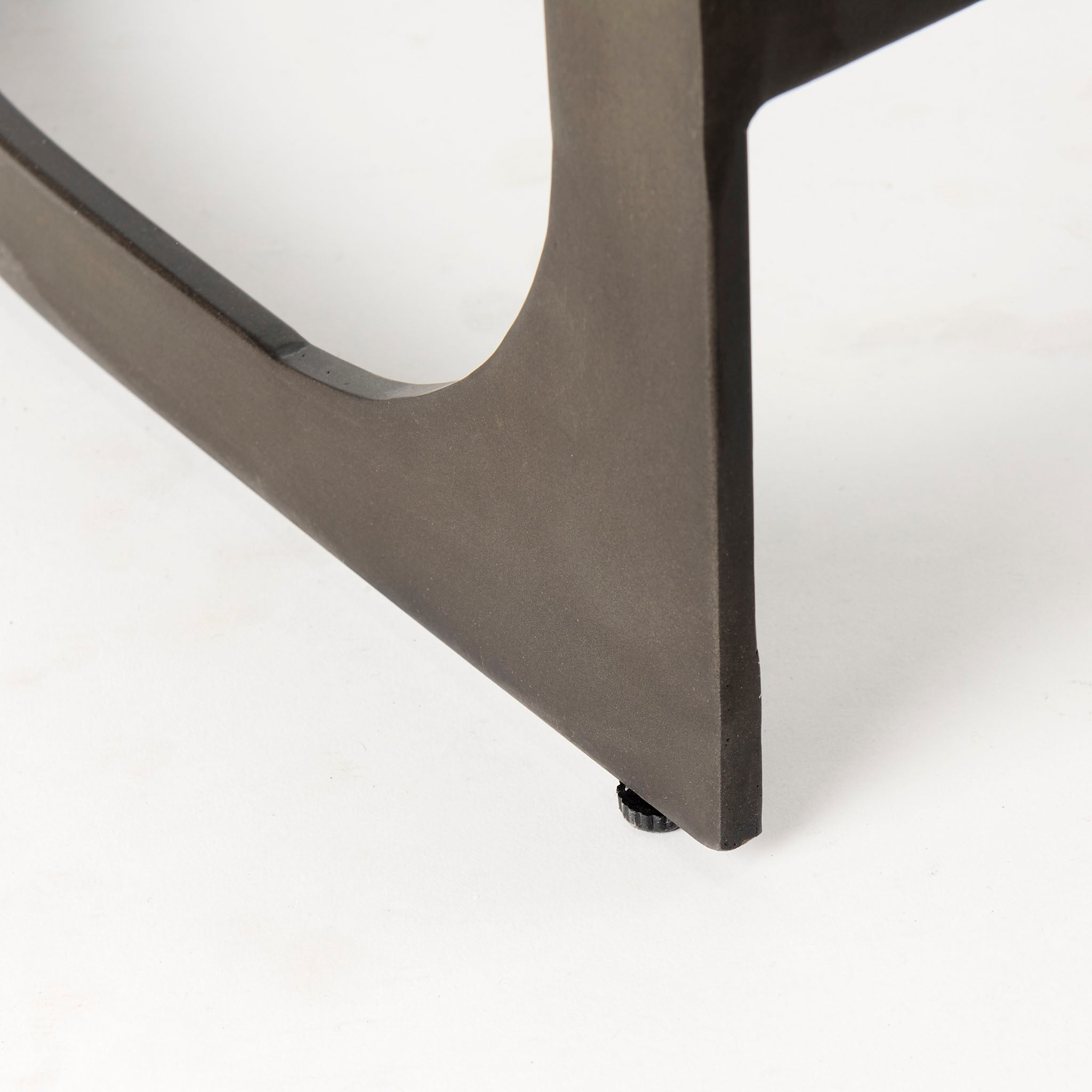 Tyler Counter Stool in Black Leather - Addison West 