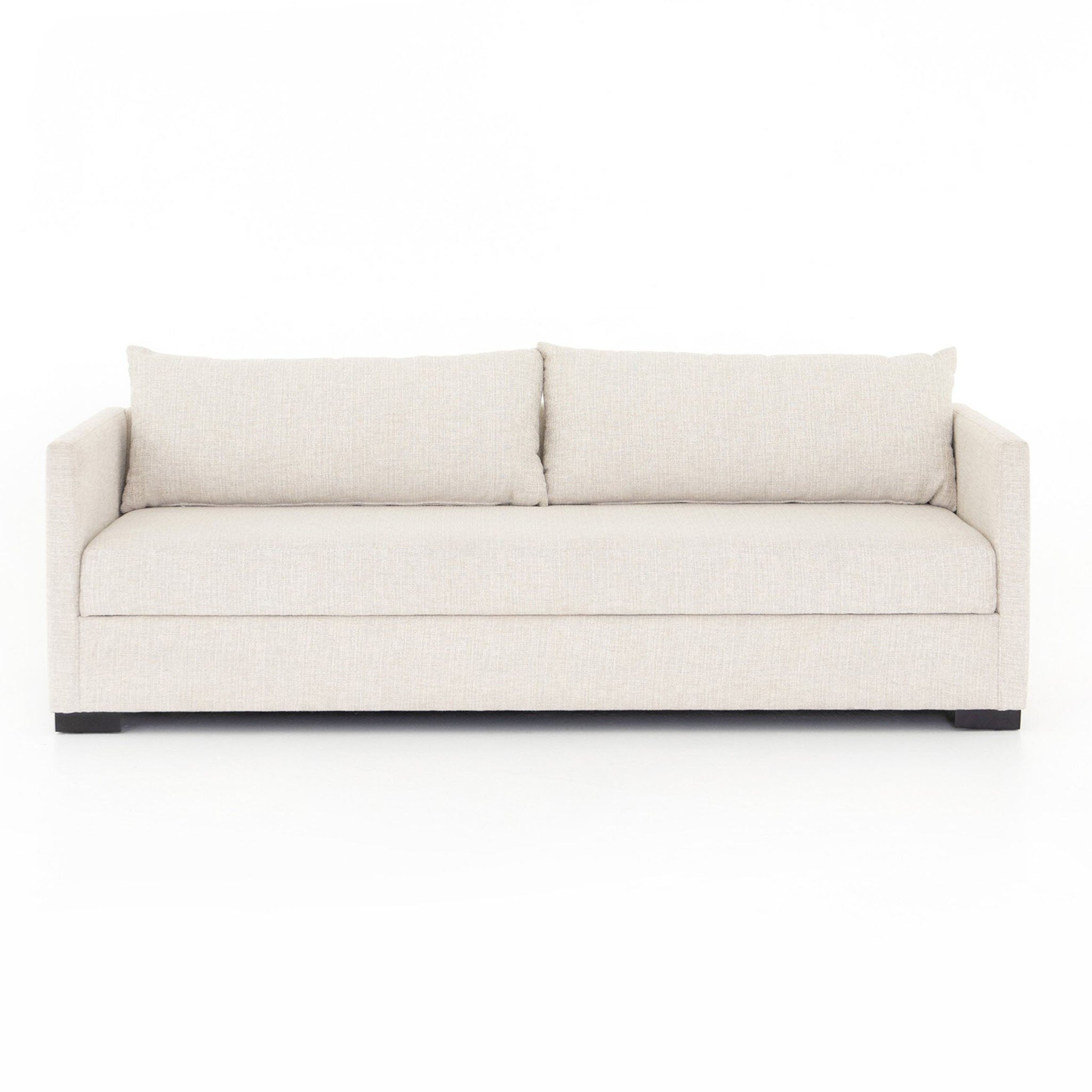 Four Hands Wickham Sofa Bed in Alameda Snow on a white background