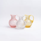 Addison West Chehoma glass hobnail pitchers