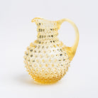 Addison West Chehoma yellow glass hobnail pitcher