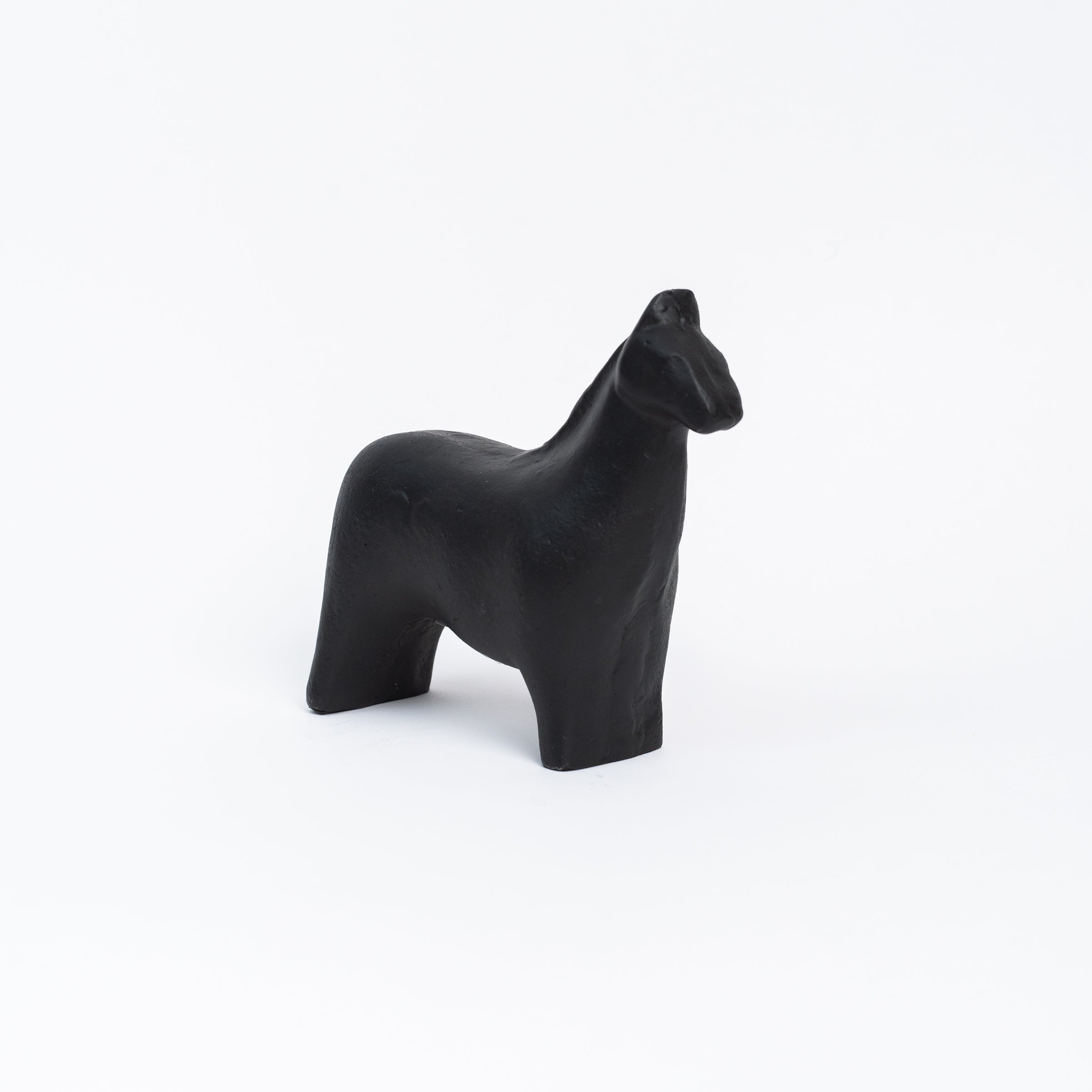 horse statue on a white background