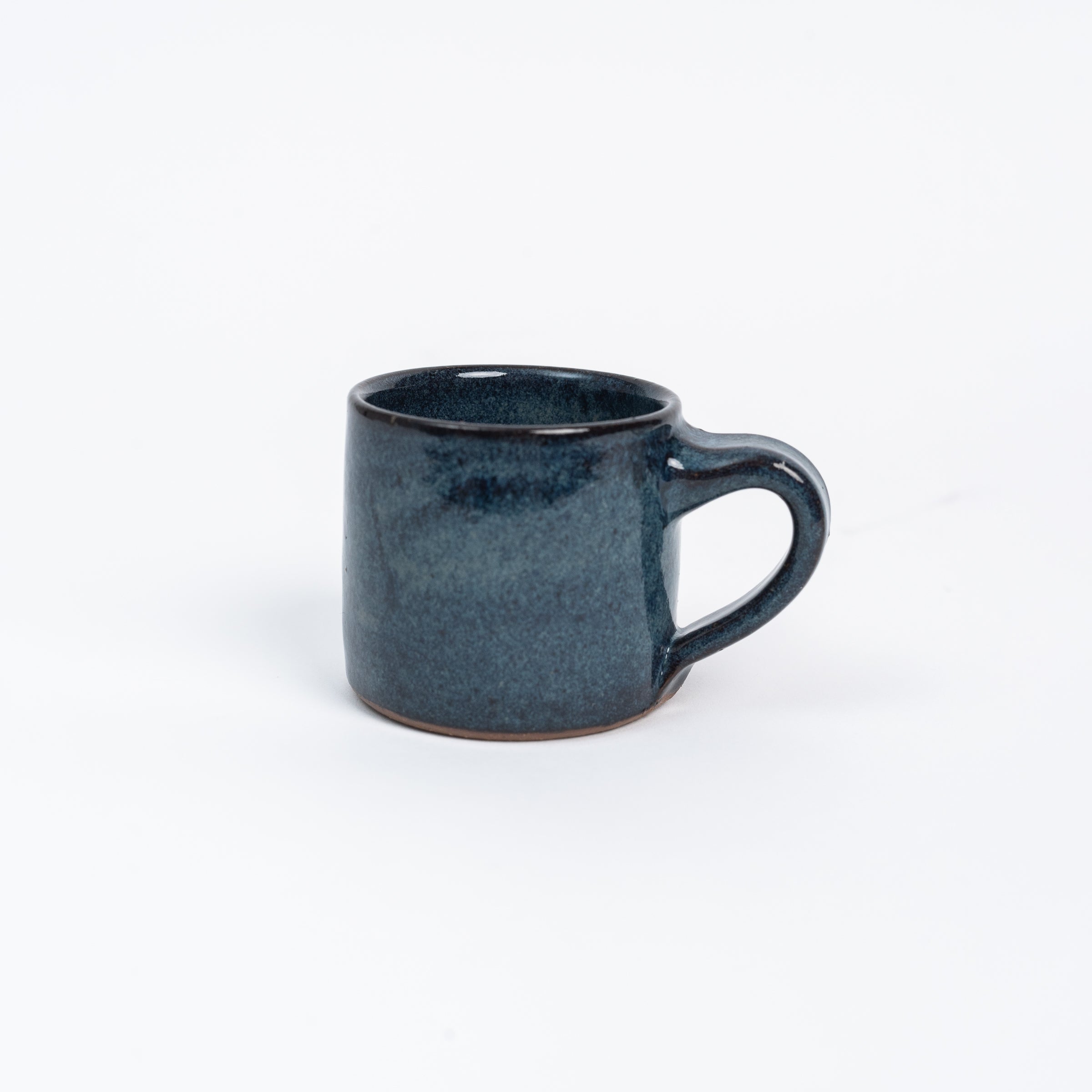 Espresso Cup in Indigo on a white background