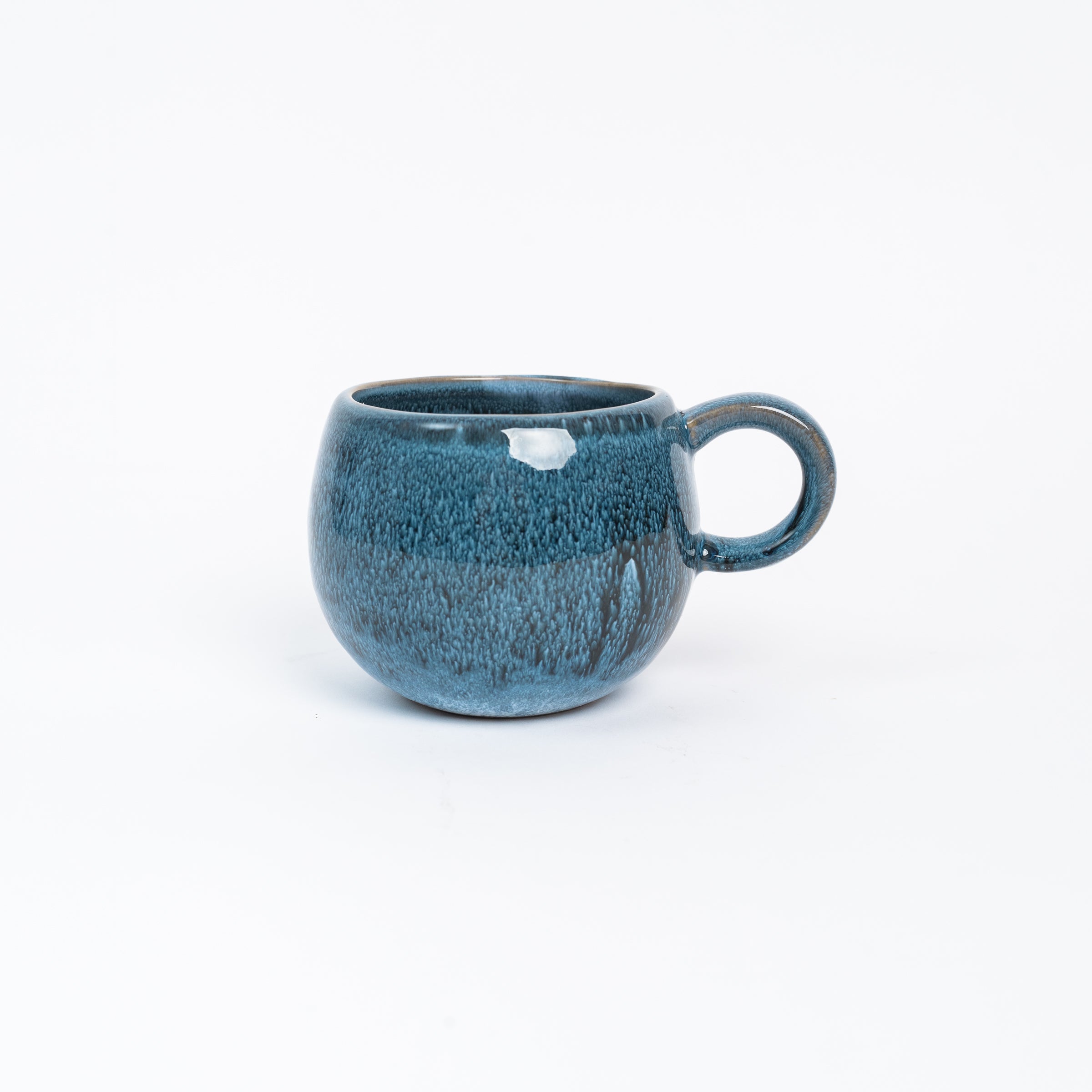 Wrap Your Hands Around Me Mug in blue on a white background