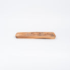 Olive Wood 3 Section Rectangular Dish on a white background