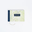 Stowe Vermont topographic map Guest Book on a white background