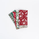 Vermont Handmade Napkins in Holiday on a white background