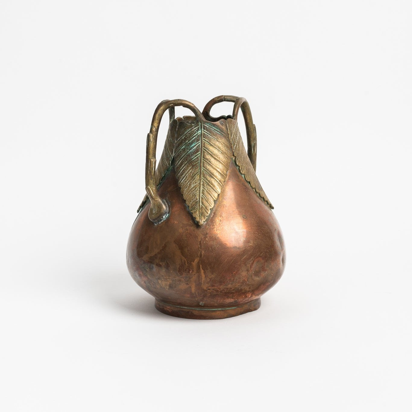 Vintage Copper and Brass Deco Vase - Addison West 