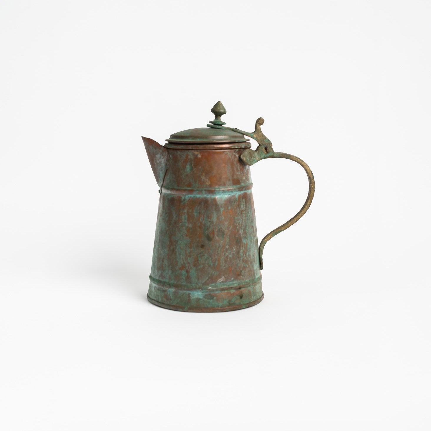 Vintage Patina Copper Pitcher - Addison West 