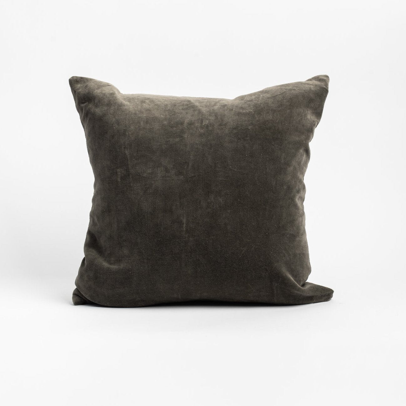 Vera Velvet Square Pillow - Juniper - Addison West 