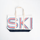 Crab & Cleek Retro Ski Tote on a white background at Addison West