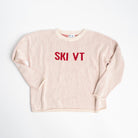 Town Pride Ski VT Sweater in Red on a white background at Addison West