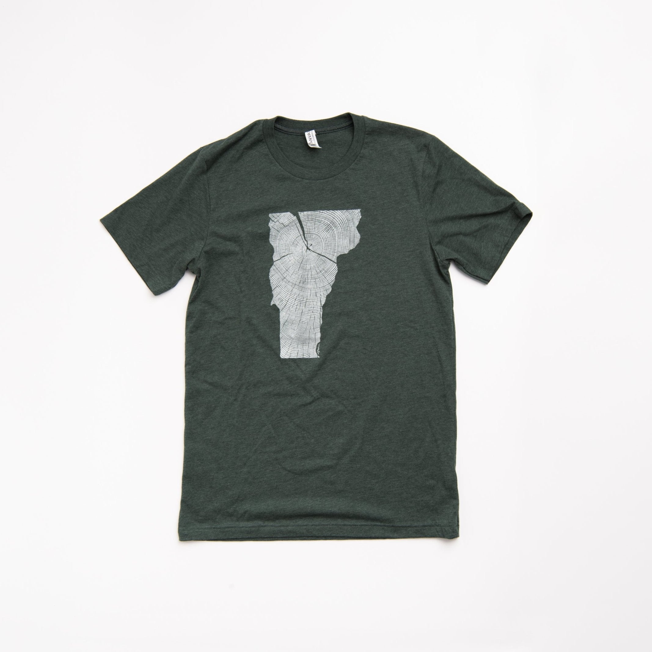 Katie Babic Vermont Tee Shirt on a white background at Addison West