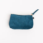 Bardot Makeup Clutch - Cadet on a white background at Addison West