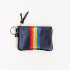 Rainbow Pouch - Sapphire on a white background at Addison West