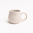 Embossed Snowflake Mug on a white background at Addison West