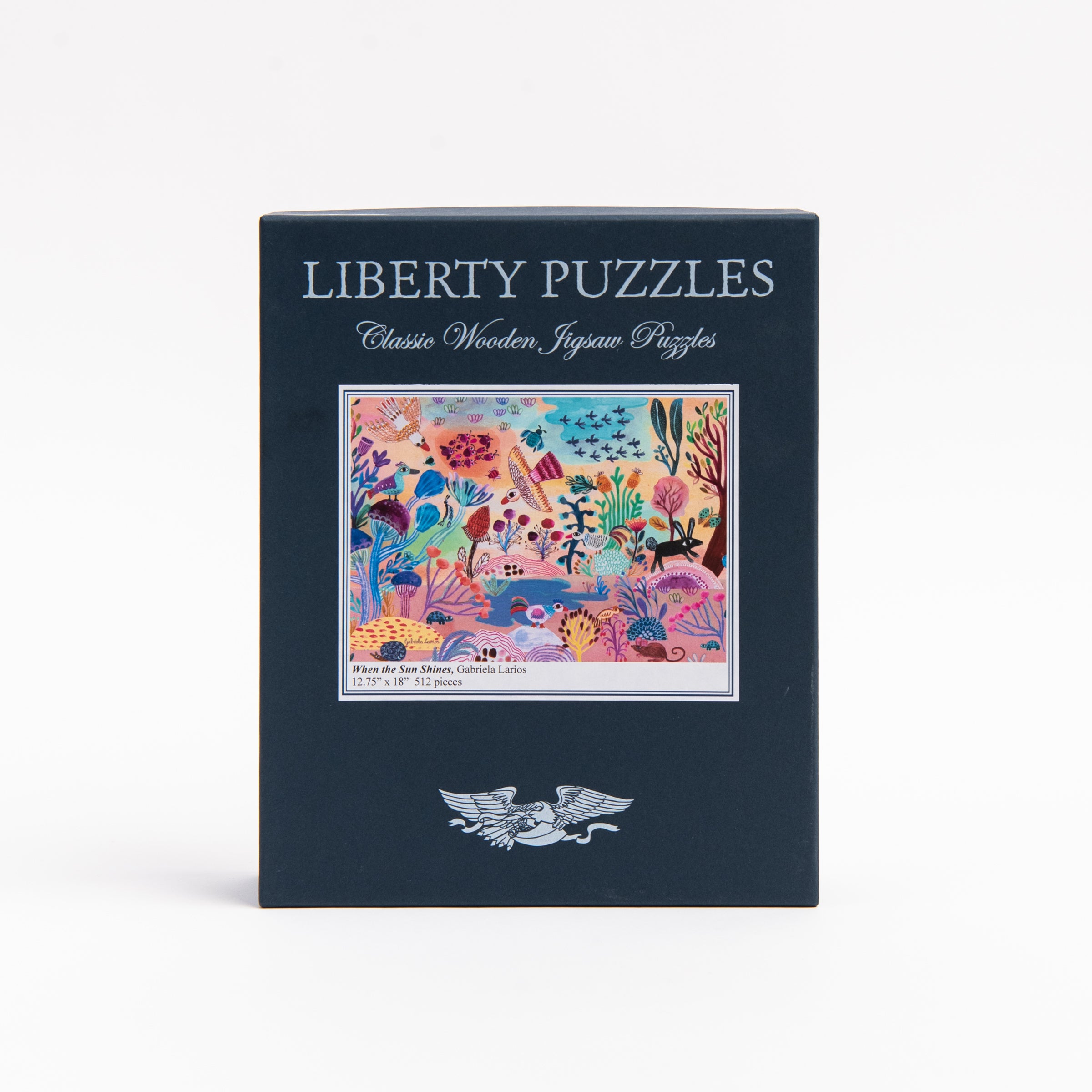 Liberty Puzzles When The Sun Shines on a white background at Addison West