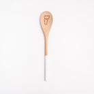 ILOVERMONT Wooden Spoon - White on a white background at Addison West