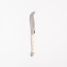 Laguiole Ivory Mini Fork Tipped Knife on a white background at Addison West