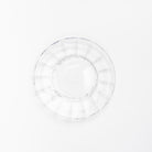 Pressed Glass Appetizer Plate on a white Background at Addison West