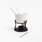 Swissmar Kindle 7 Piece Chocolate Fondue Set on a white background at Addison West