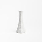 Vintage Small Starburst Milk Glass Bud Vase on a white background at Addison West