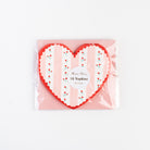 Vintage Heart Napkins on a white background at Addison West