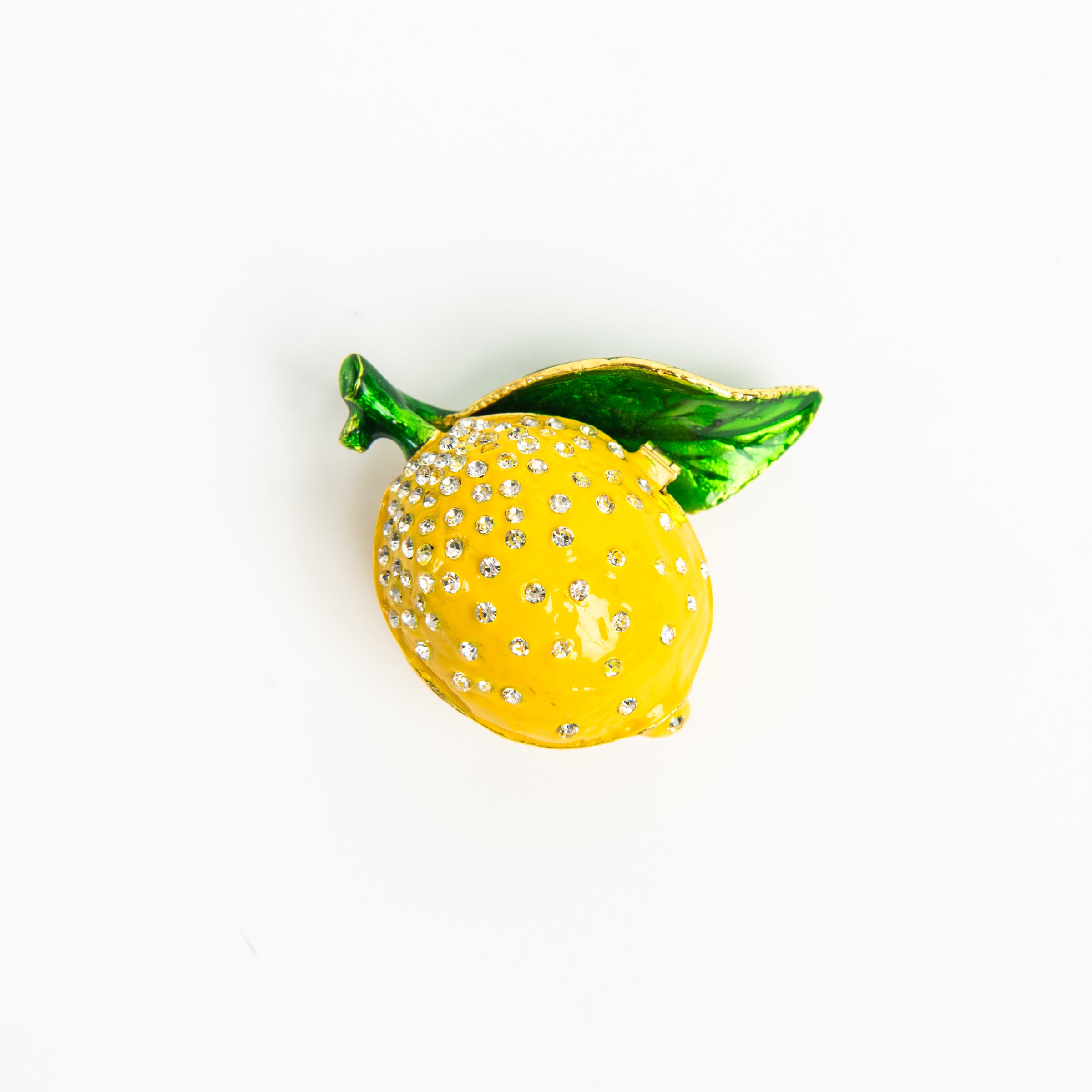 Lemon Trinket Box on a white background at Addison West