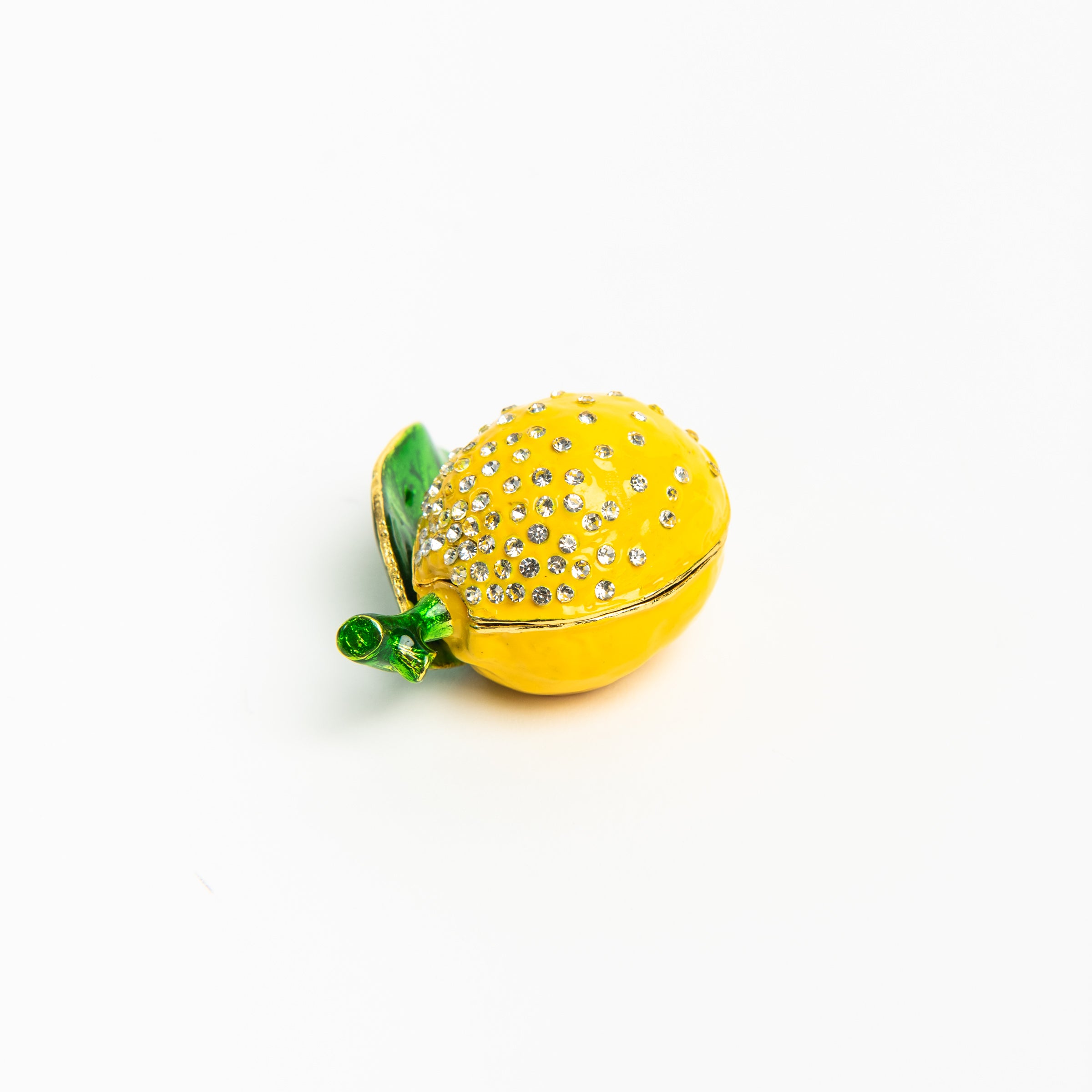 Lemon Trinket Box on a white background at Addison West