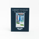 Liberty Puzzles Nantucket Postcard on a white background at Addison West