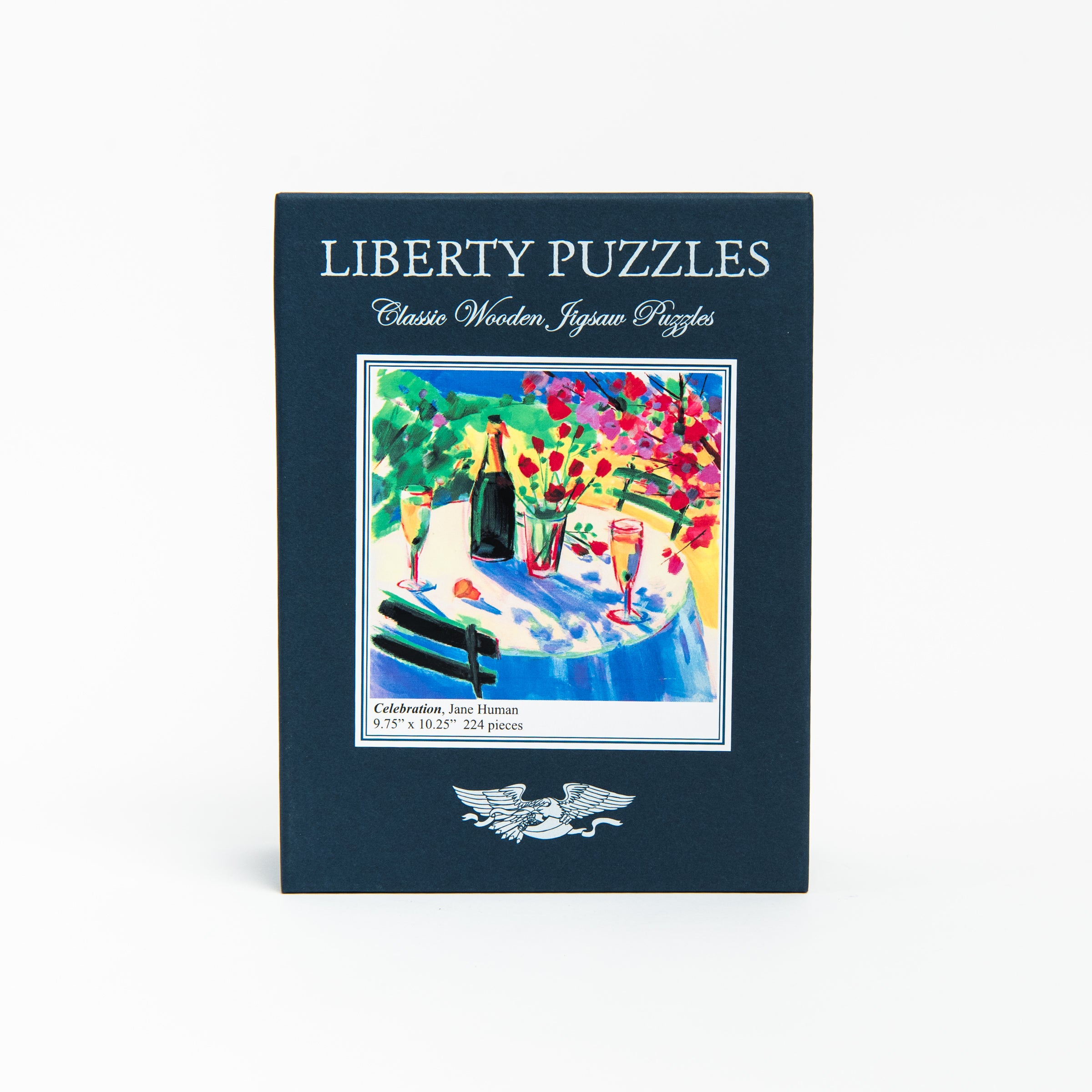 Liberty Puzzles Celebration on a white background at Addison West