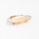 Felicity Footed Shell Dish on a white background at Addison West