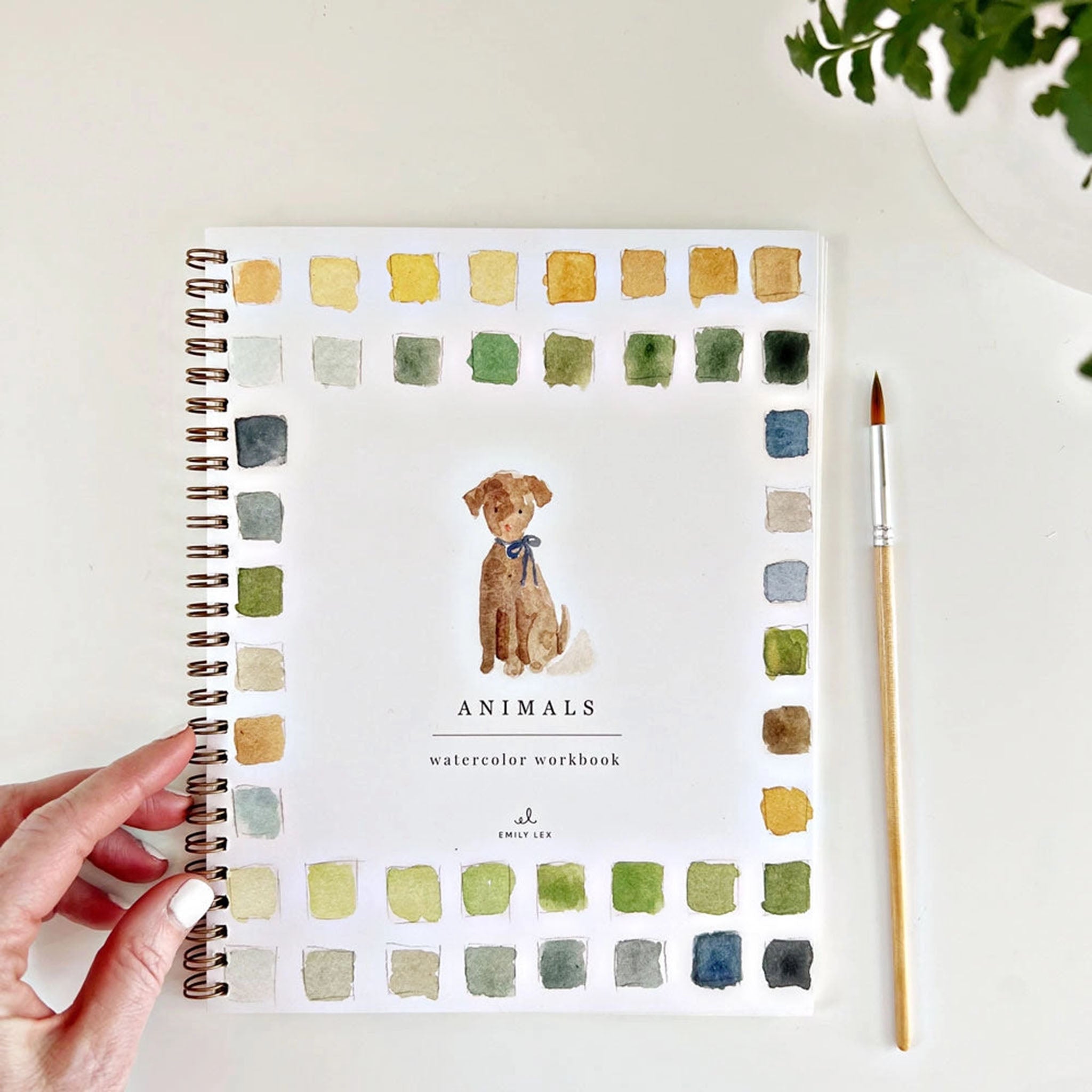 Animals Watercolor Workbook - Addison West 