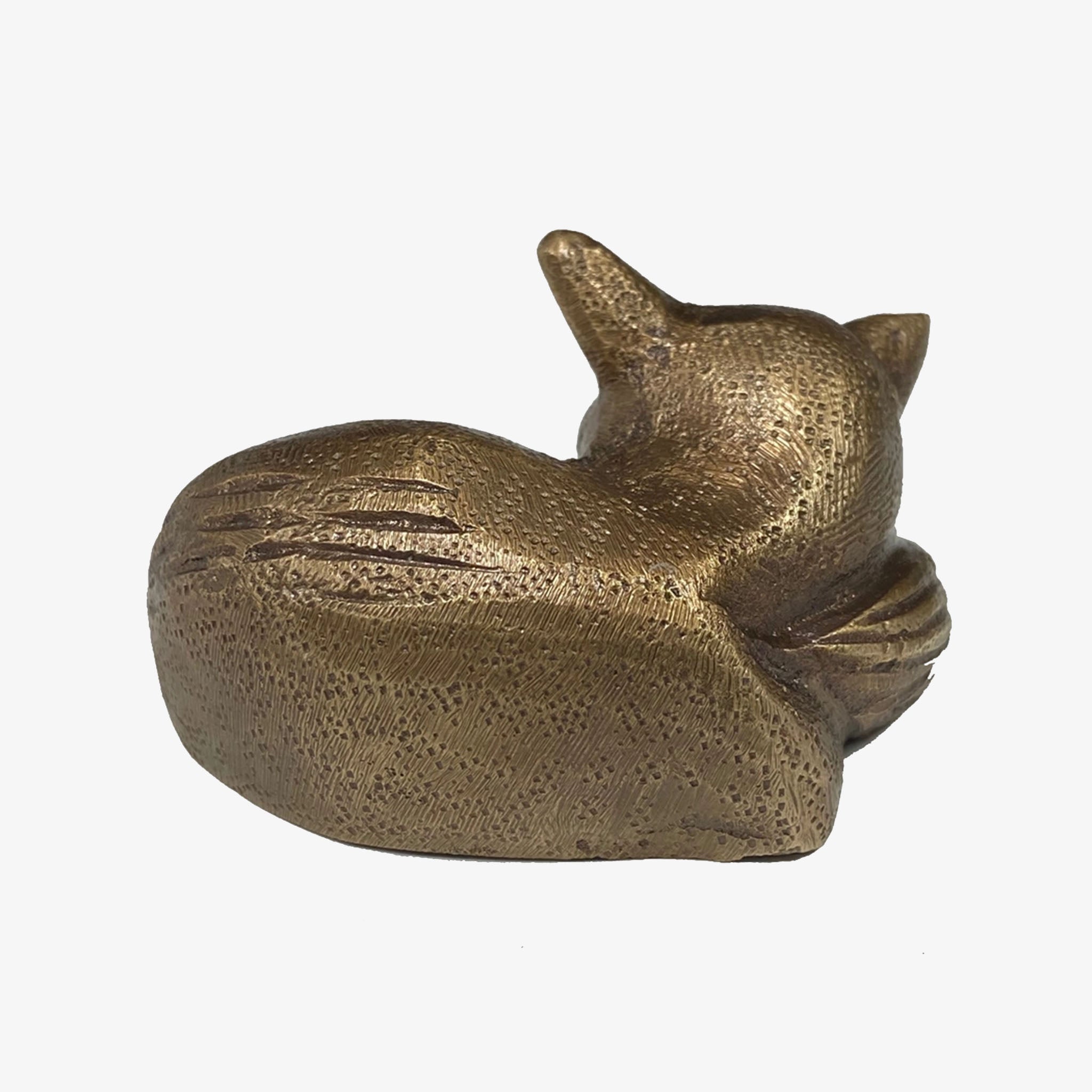 Antiqued Brass Sleeping Fox - Addison West 