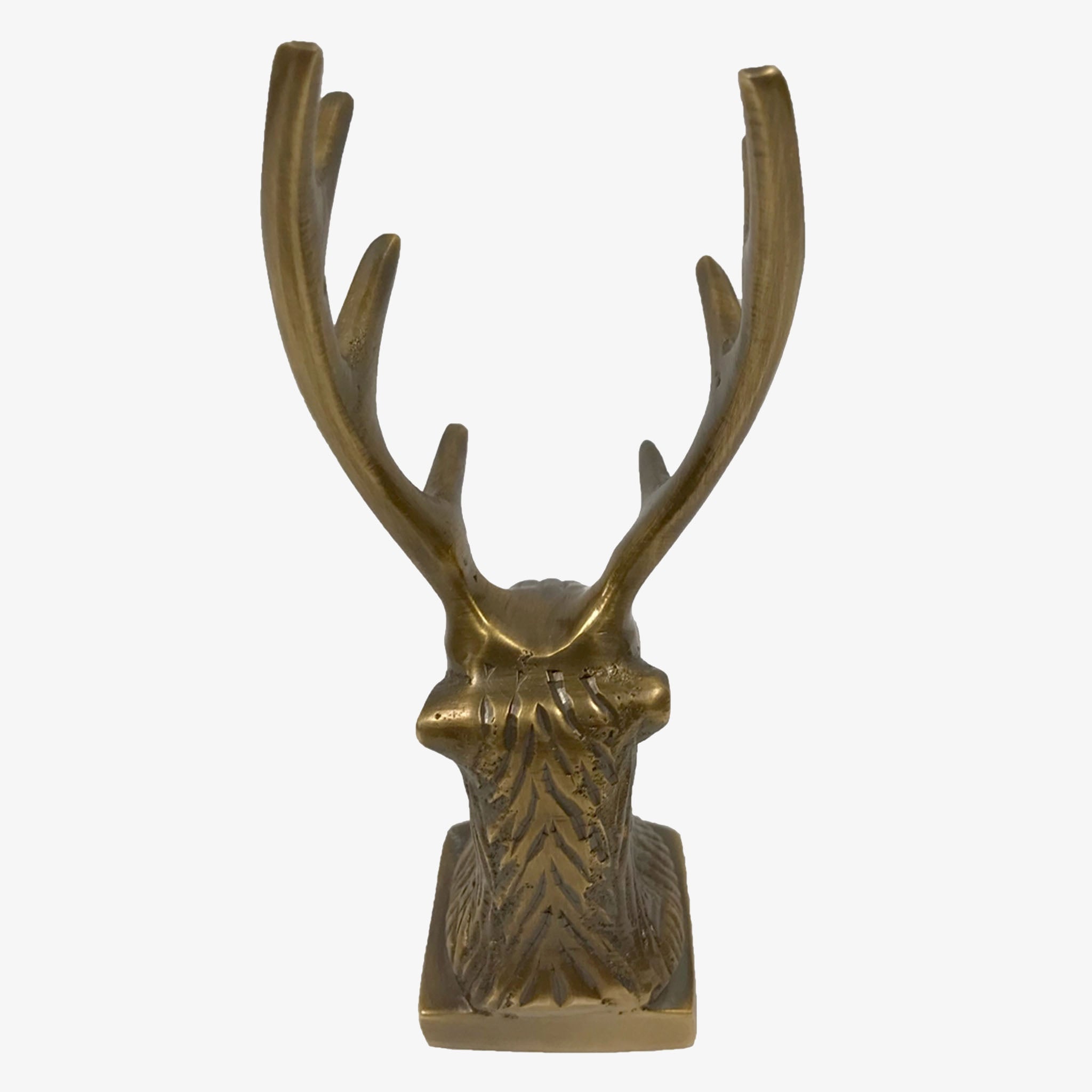 Antiqued Brass Stag - Addison West 