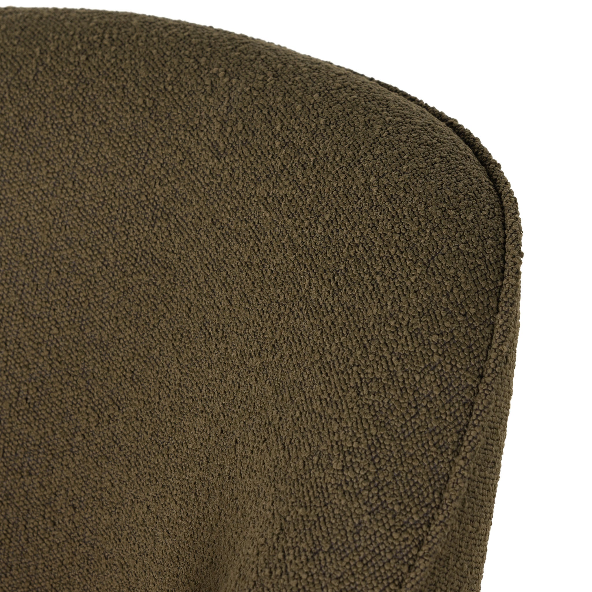 Four Hands Aurora Swivel Chair in Olive Boucle - Addison West 