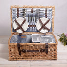 Covington Classic Willow Four Person Picnic Basket - Addison West 