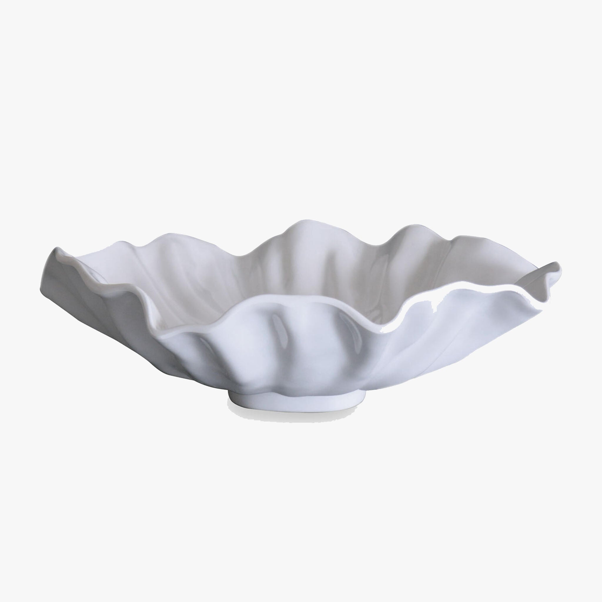 Beatriz Ball Bloom Large Bowl in white melamine on a white background