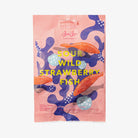 Pink and purple bag of Bon Bon Swedish Fish in Sour Strawberry on a white background