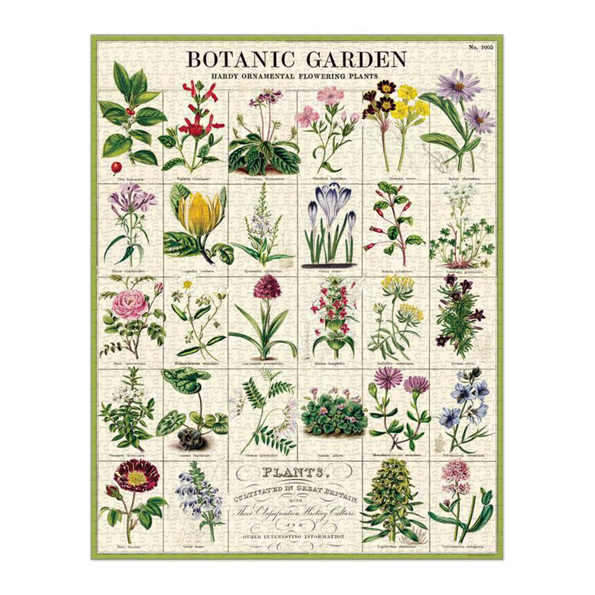 Cavallini Paper Botanic Garden Puzzle - Addison West 