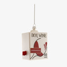 Box wine ornament by cody foster on a white background