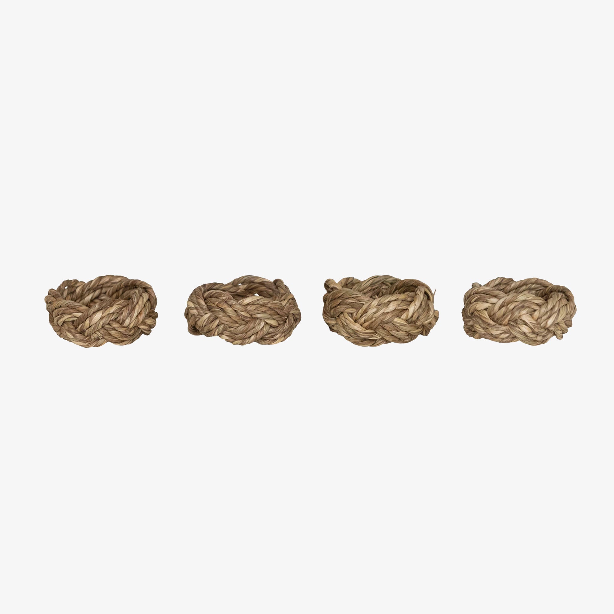 Braided Seagrass Napkin Rings - Addison West 