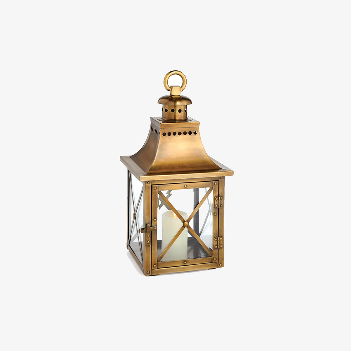 Bentley Brass Lantern – Addison West