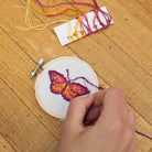 Butterfly Cross Stitch Kit - Addison West 