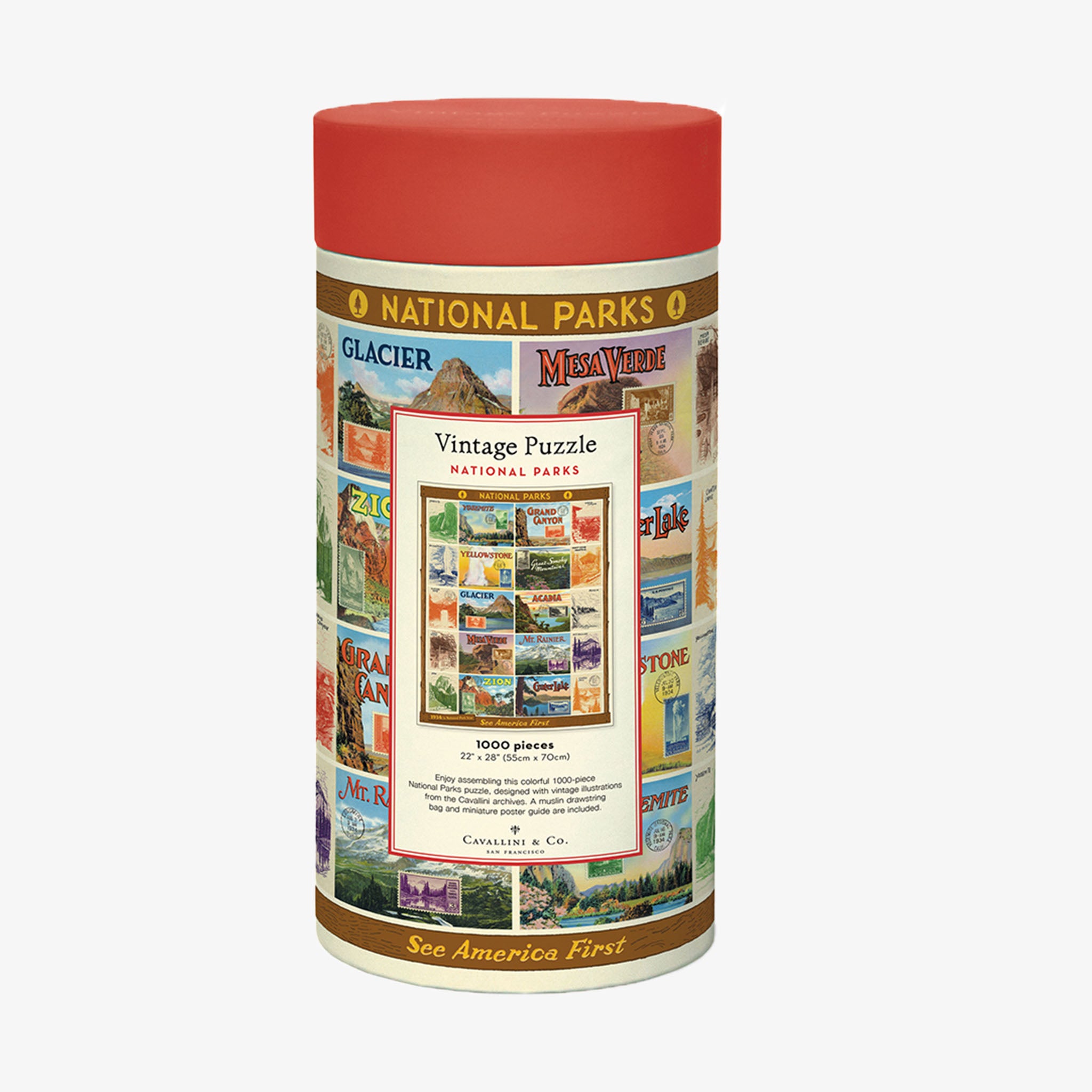 Cavallini Paper National Parks II Puzzle - Addison West 