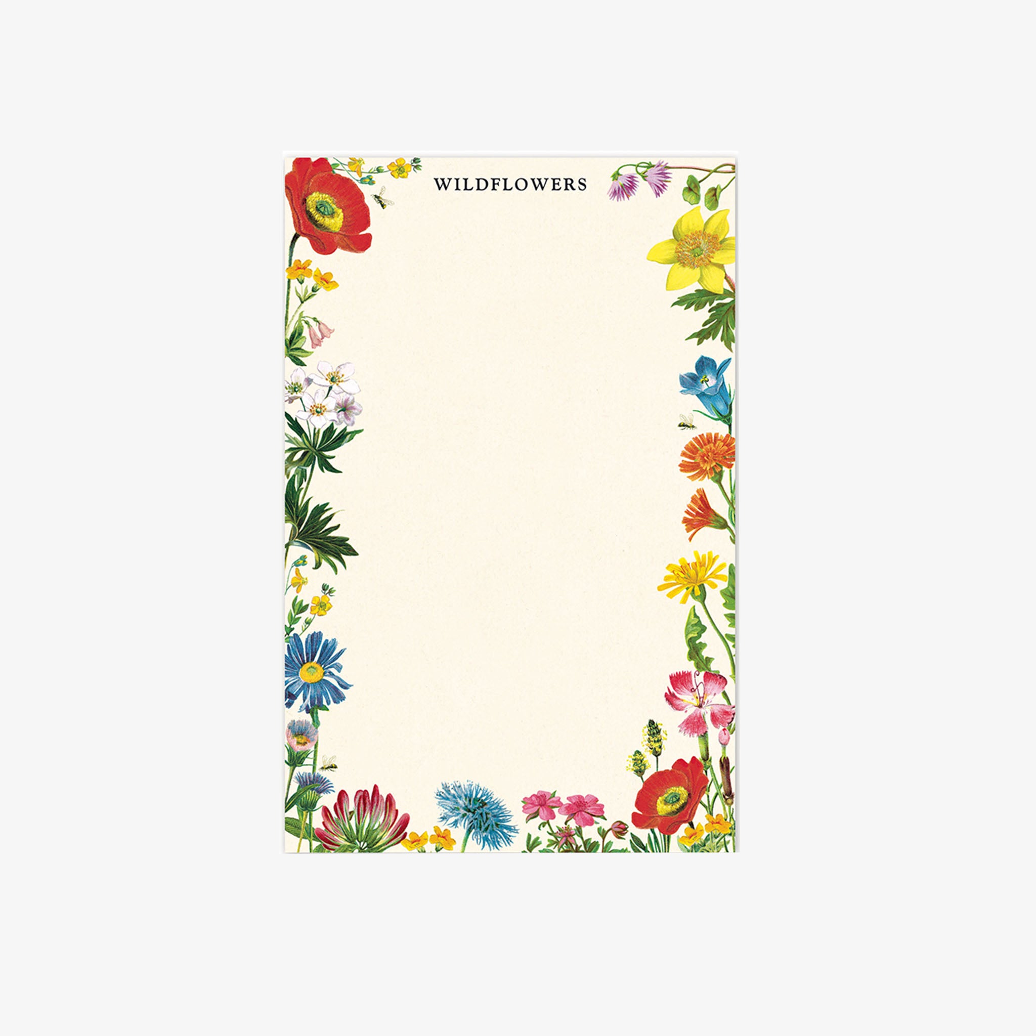 Cavallini Papers Wildflowers Notepad - Addison West 