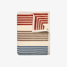 Chappy Wrap Hudson Stripe Blanket on a white background