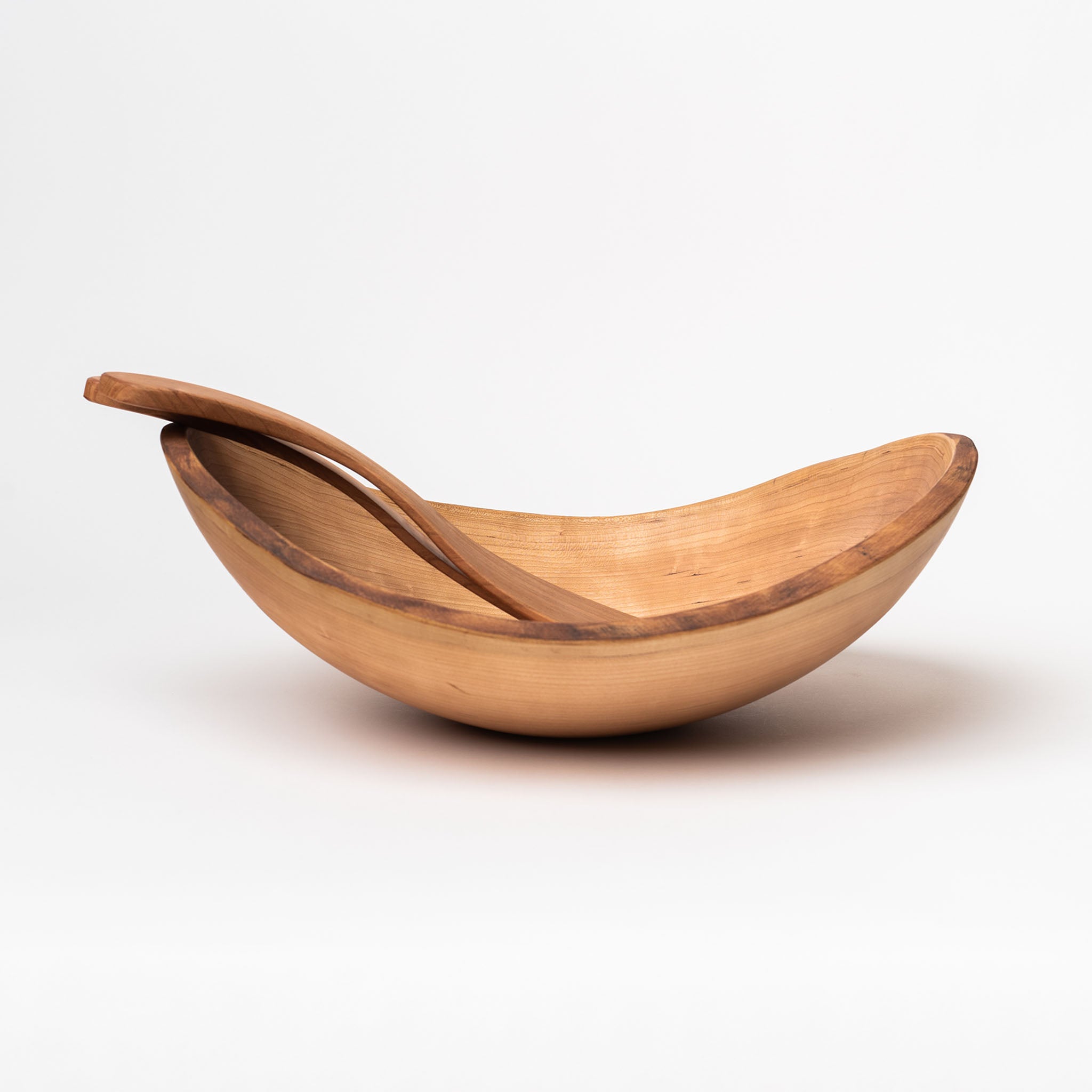 Natural Edge Cherry Wood Bowl selling