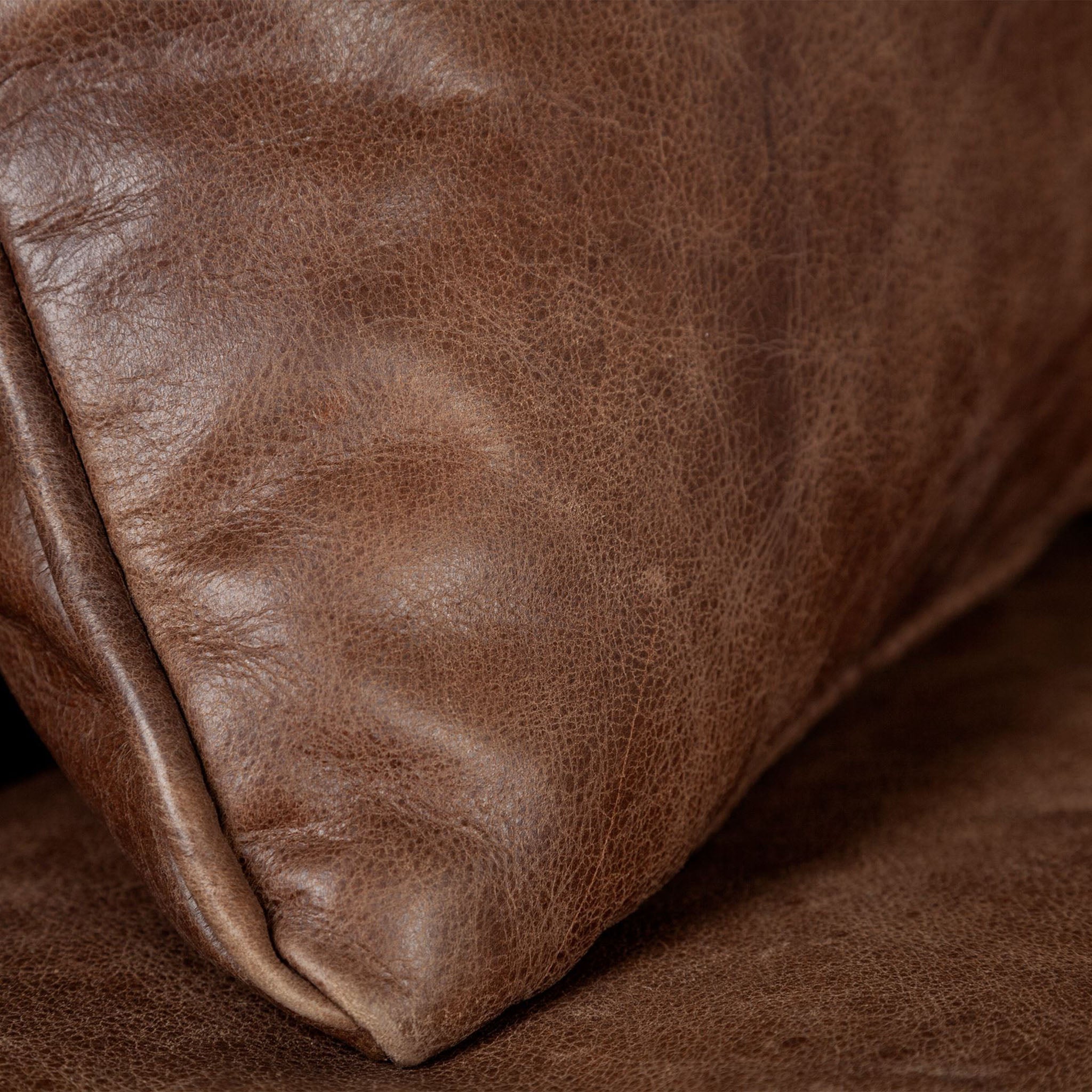 Colter Armchair in Brown Leather - Addison West 